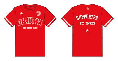 T-SHIRT SUPPORTER CHAURAY BASKET